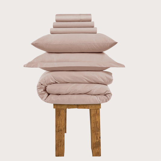 USA All Season Egyptian Giza Complete Set - Dusty Rose