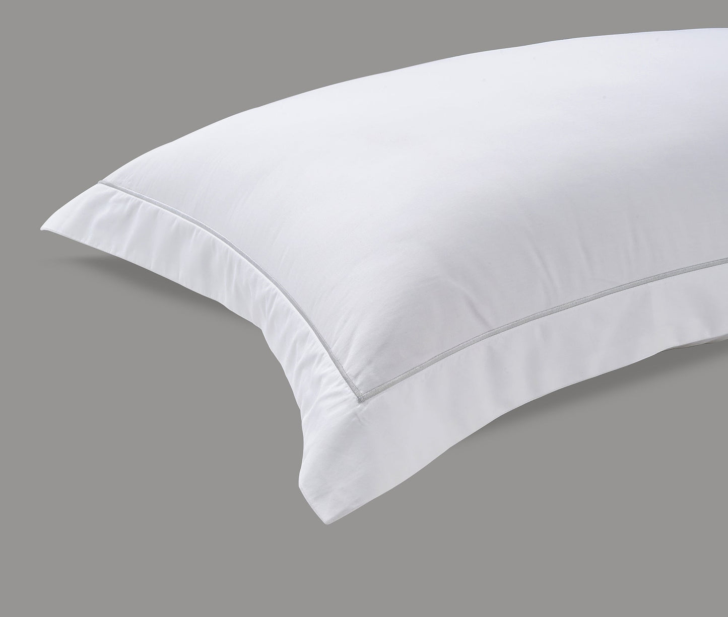 800 Thread Count Egyptian Cotton Sateen Oakwood Bedding Set - Silver Dove Grey