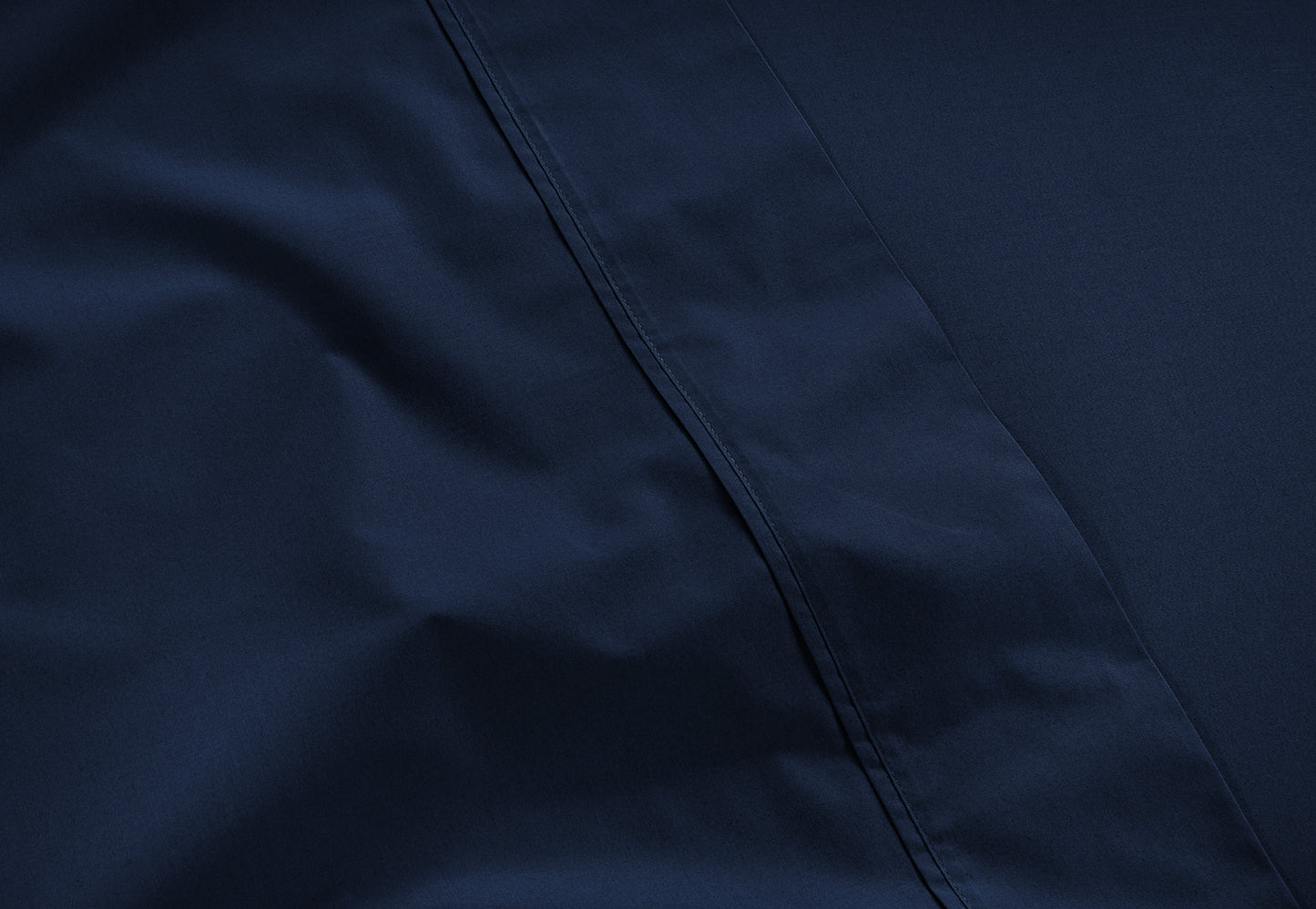 PERCALE SHEET SET 100% ORGANIC COTTON - Navy