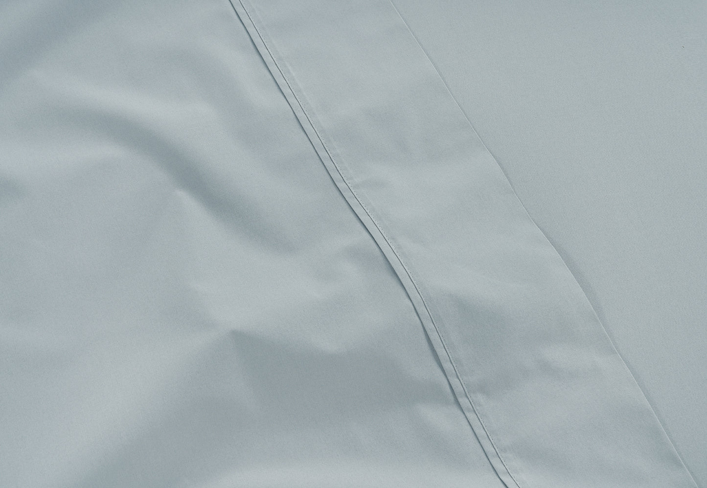 PERCALE SHEET SET 100% ORGANIC COTTON - New York Sky Blue