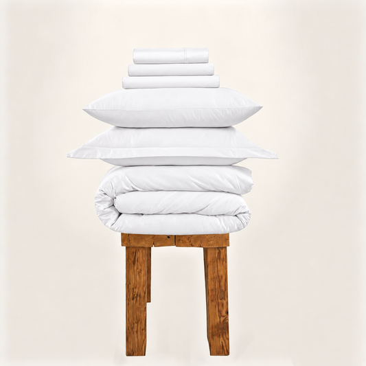 USA All Season Egyptian Giza Complete Set - Brilliant White