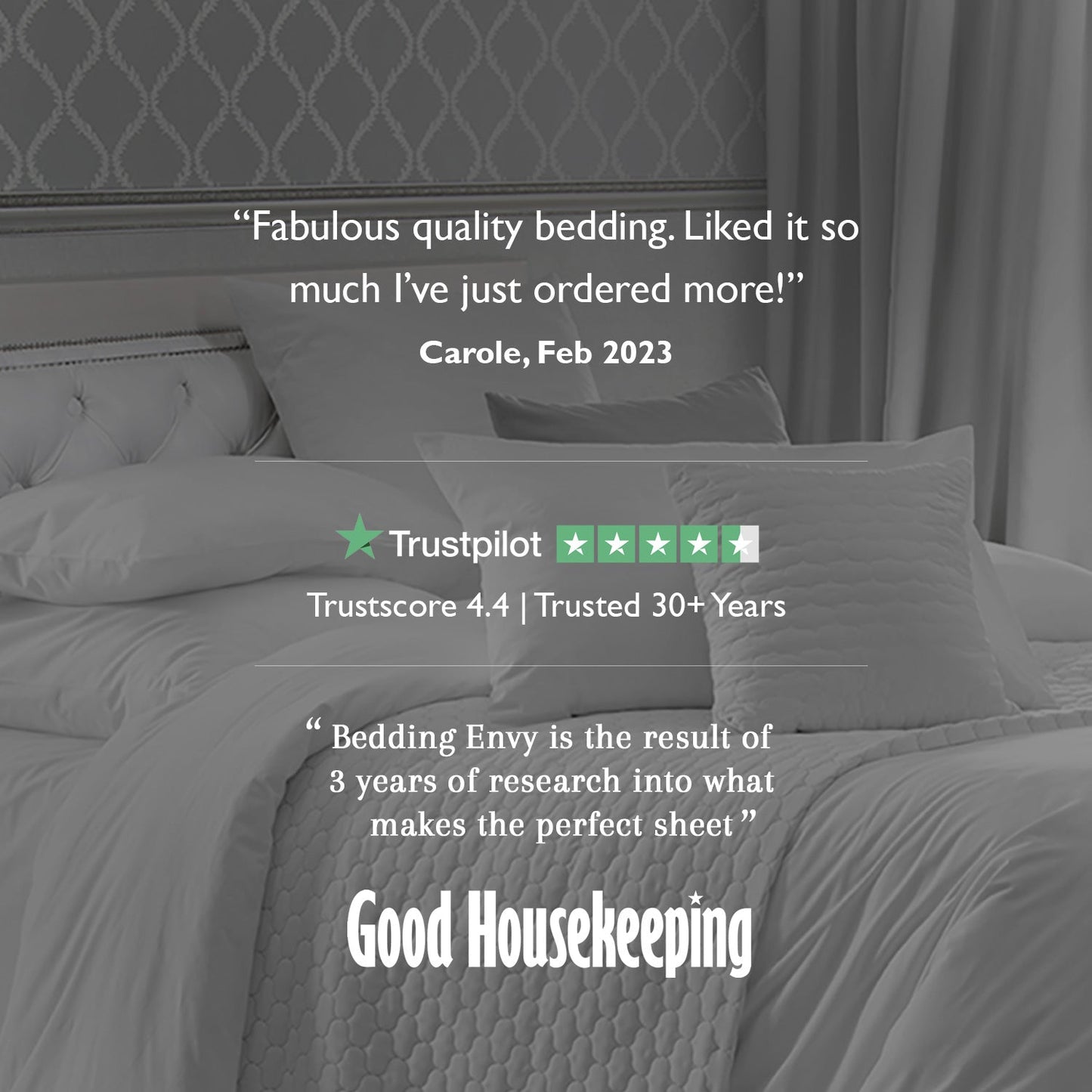 800 Thread Count Egyptian Cotton Harrogate Lux Buttery Smooth  - White Bedding Set
