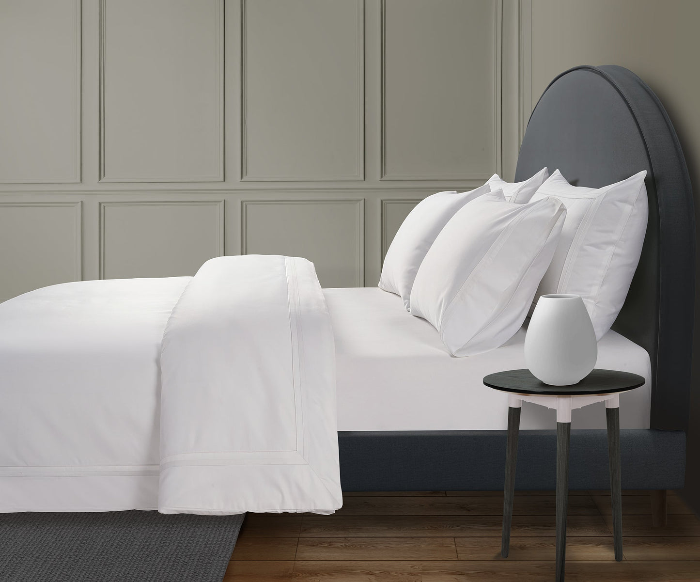 800 Thread Count Egyptian Cotton Royalton LUXE Bedding Set - Brilliant White