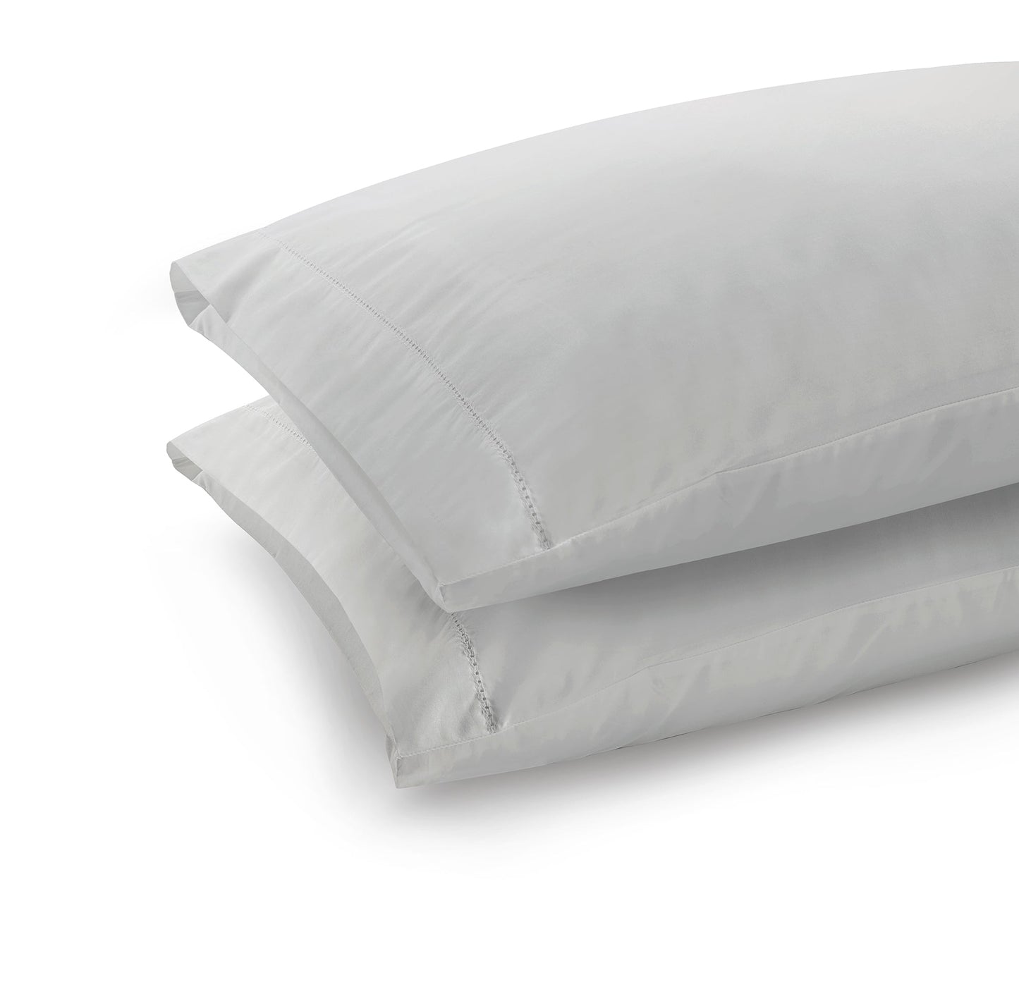 800 Thread Count Egyptian Cotton Sateen Brookshire Bedding Set - Silver Dove Grey