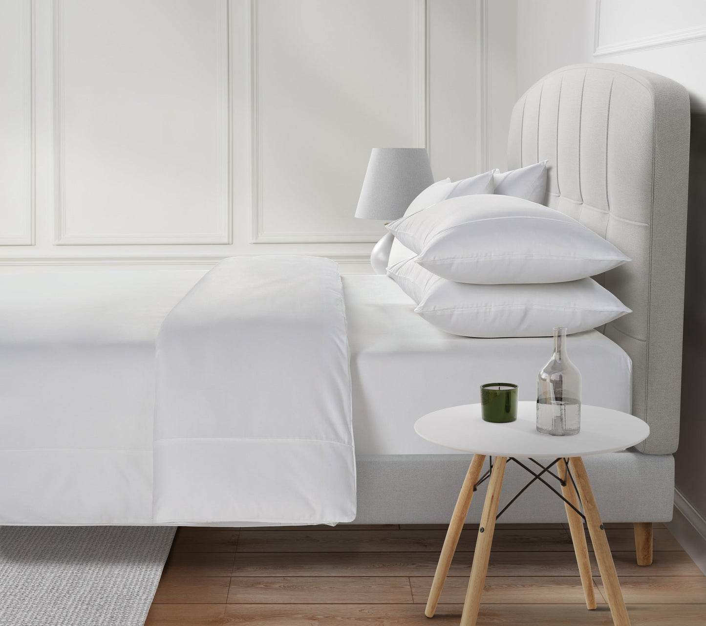 800 Thread Count Egyptian Cotton Harrogate Lux Buttery Smooth - White Bedding Set