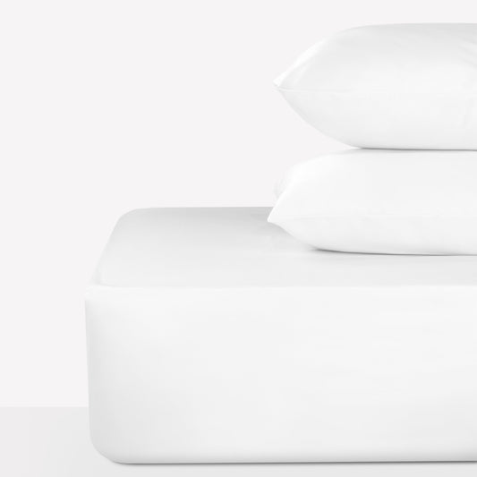 USA 800 Thread Count Egyptian Cotton Grand Splendour LUXE Fitted Sheet - White