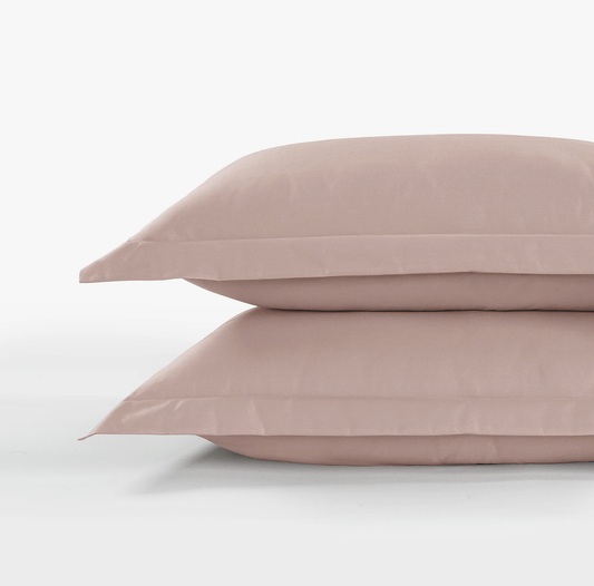 All Season Egyptian Giza Pillowcases - Dusty Rose