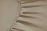 USA All Season Egyptian Giza Fitted Sheet - Bone
