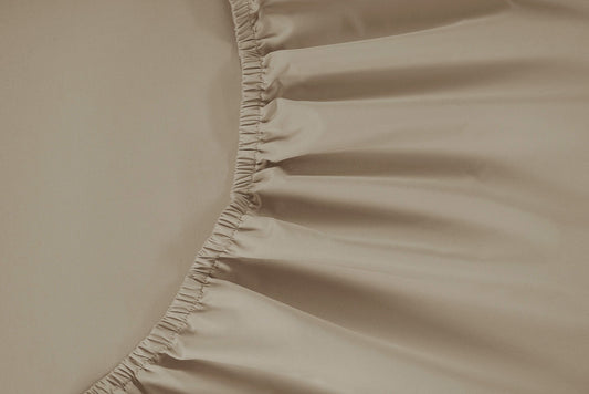 USA All Season Egyptian Giza Fitted Sheet - Bone