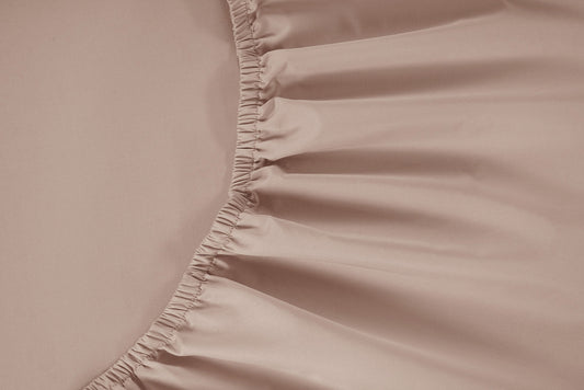 All Season Egyptian Giza Fitted Sheet Set - Dusty Rose