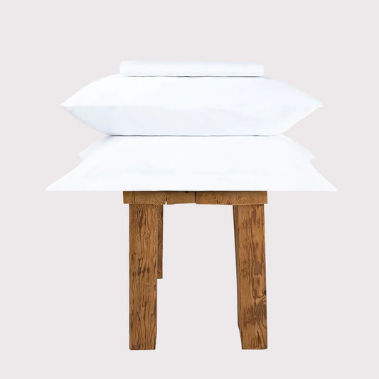 All Season Egyptian Giza Sheet Set - Brilliant White