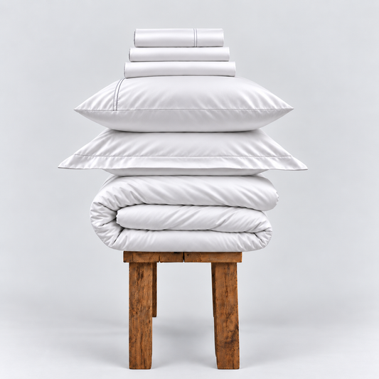 USA All Season Egyptian Giza Complete Set - Brilliant White