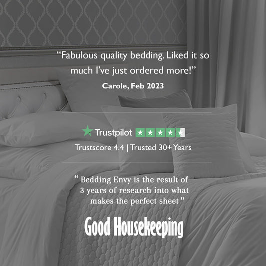 800 Thread Count Egyptian Cotton Harrogate Lux Buttery Smooth Pillowcases - Simply Taupe