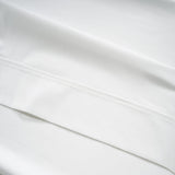 USA All Season Egyptian Giza Flat Sheet - Brilliant White