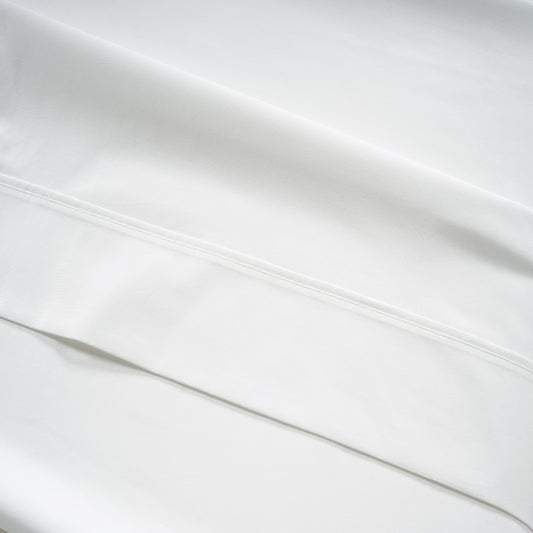USA All Season Egyptian Giza Flat Sheet - Brilliant White