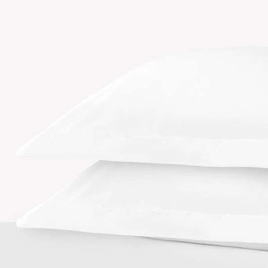 All Season Egyptian Giza Pillowcases - Brilliant White