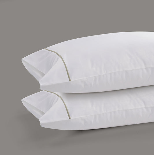 800 Thread Count Egyptian Cotton Cedarhurst Lux Buttery Smooth Pillowcases - Mink