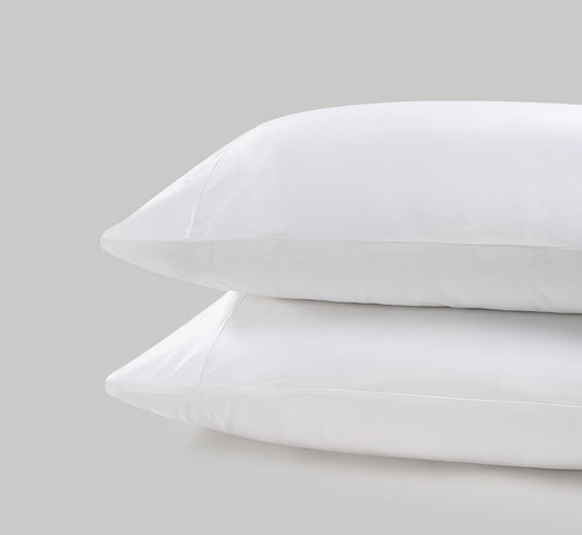 800 Thread Count Egyptian Cotton Kensington Lux Buttery Smooth Pillowcases - White